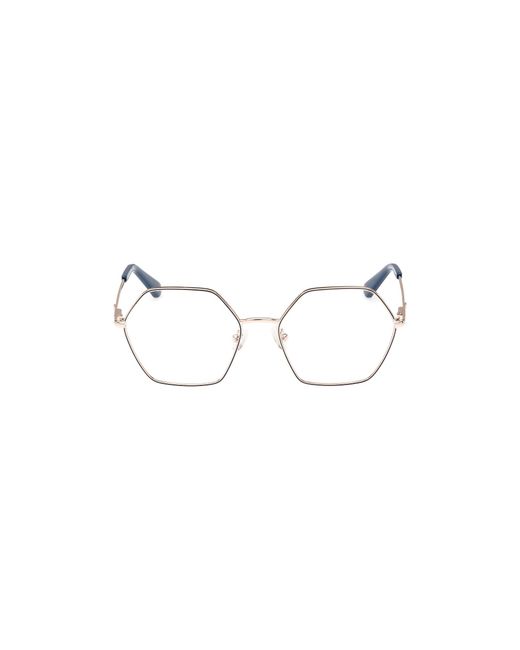 Guess Black Gu2934 092 Optical Frames Metal Geometric Normal