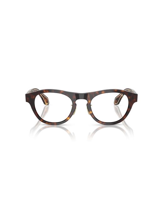 Giorgio Armani Black Ar8225 50261W Sunglasses Acetate Transparent Round Normal for men