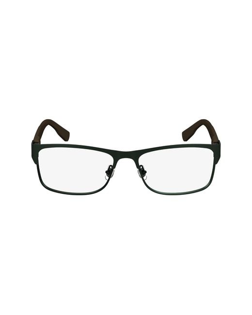 Lacoste Black L2294 301 Optical Frames Metal Squared Normal Normal for men