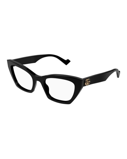 Gucci Black Gg1334O 001 Optical Frames Acetate Cat Eye