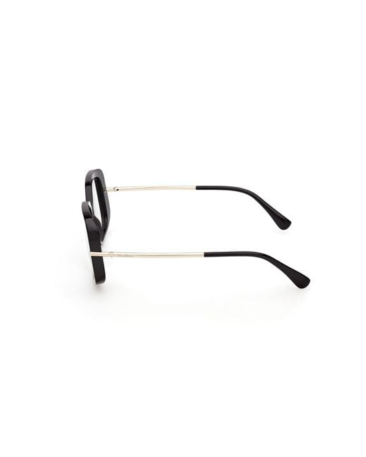 Max Mara Black Mm5226 001 Optical Frames Acetate Butterfly Normal
