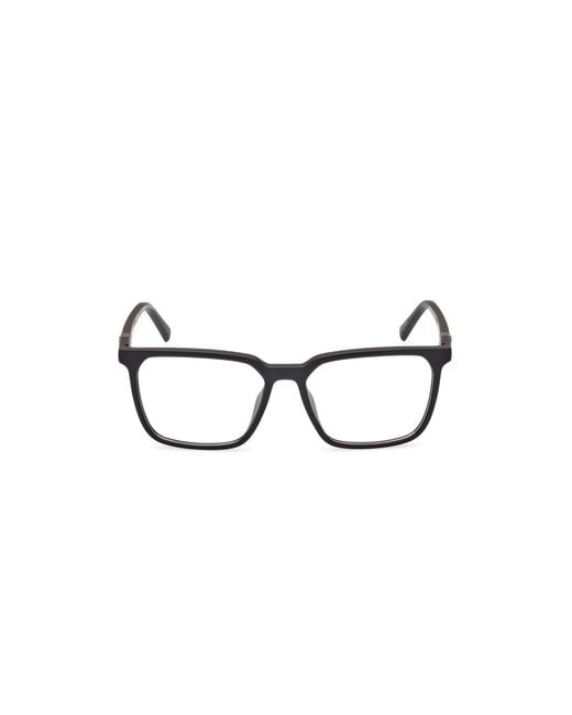Timberland Black Tb1740 052 Optical Frames Injected Squared Normal for men