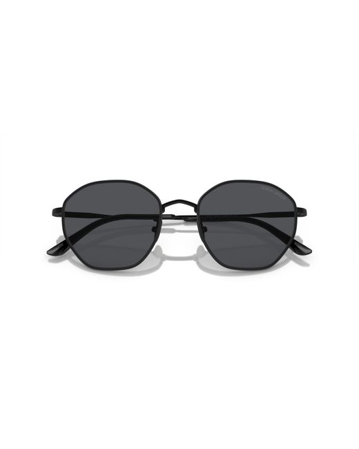 Giorgio Armani Black Ar6150 300187 Sunglasses Metal Squared Normal for men