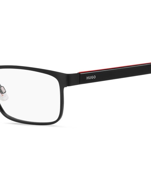 Boss Black Hg 1005 Blx Optical Frames Steel Squared for men
