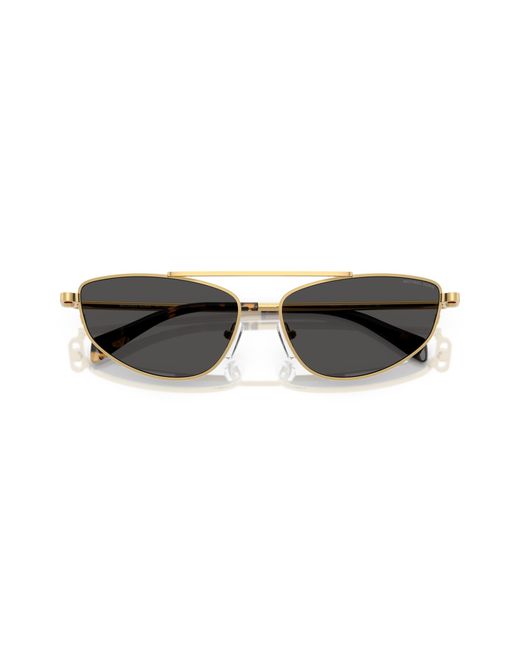 Michael Kors Black Mk1164 Buenos Aires 189687 Sunglasses Metal Geometric Normal