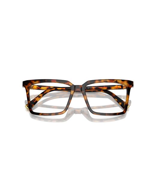 Miu Miu Black Mu 08Xv 19P1O1 Optical Frames Acetate Transparent Squared Normal