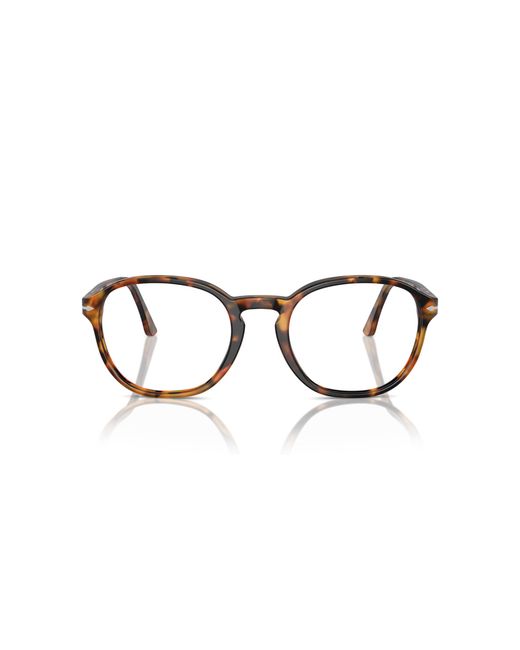 Persol Black Po3343V 1052 Optical Frames Acetate Transparent Pantos Normal