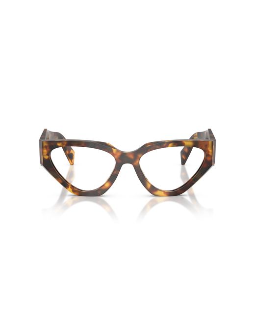 Prada Black Pr C07V 14L1O1 Optical Frames Acetate Geometric Normal