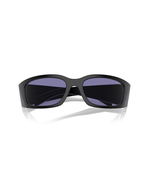 Prada Black Pr A19S 1Bo40G Sunglasses Acetate Butterfly Normal for men