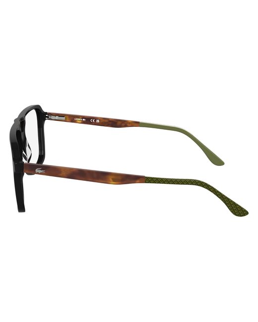 Lacoste Black L2991 001 Optical Frames Acetate Pilot Normal