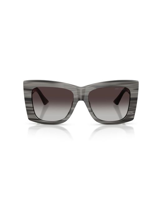 Jimmy Choo Black Jc5036B 50638G Sunglasses Acetate Squared Normal Shaded