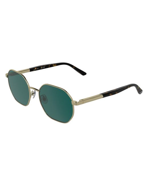 Calvin Klein Black Ck25110S 717 Sunglasses Metal Petrolium Squared Normal