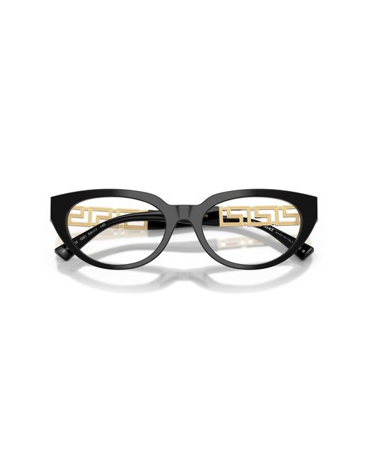 Versace Black Ve3383 Gb1 Optical Frames Acetate Cat Eye Normal