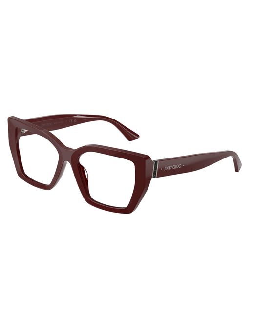 Jimmy Choo Black Jc3053Ju 5057 Optical Frames Acetate Transparent Geometric Normal