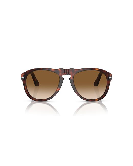 Persol Black Po0649 24/51 Sunglasses Acetate Pilot Normal for men