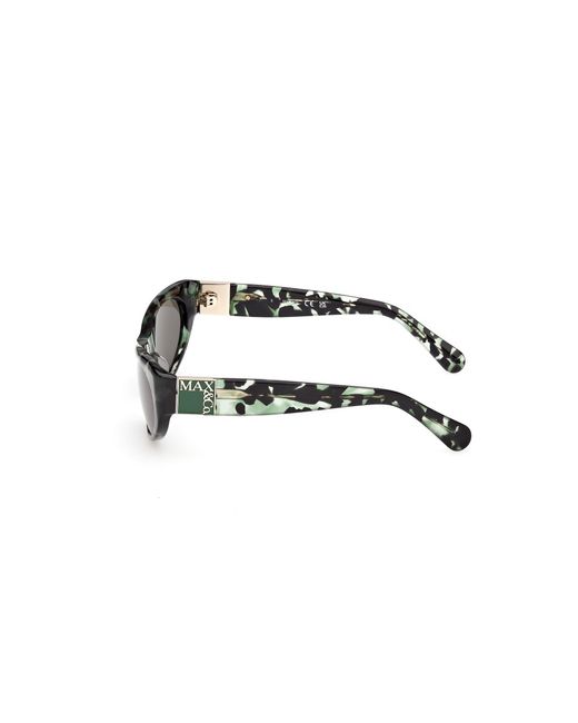 MAX&Co. Black Mo0151 55N Sunglasses Acetate Cat Eye Normal