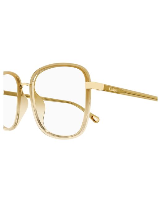 Chloé Black Ch0034O 024 Optical Frames Bio-Injected Transparent Squared