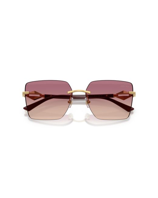 Jimmy Choo Black Jc4018 302413 Sunglasses Metal Squared Normal Shaded