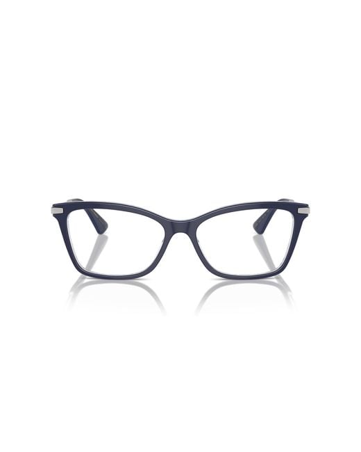 Dolce & Gabbana Black Dg3393 3414 Optical Frames Acetate Transparent Squared Normal