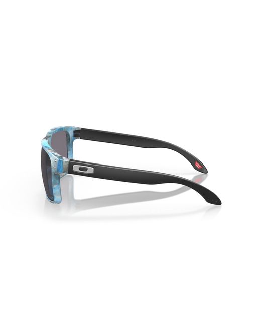 Oakley Black Oo9102 Holbrook 9102V8 Sunglasses Plastic Squared Polarized Prizm for men