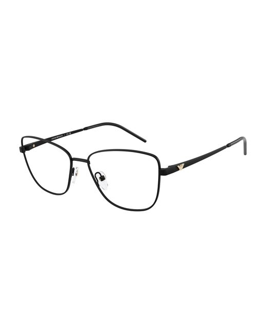 Emporio Armani Black Ea1172 3001 Optical Frames Metal Geometric Normal