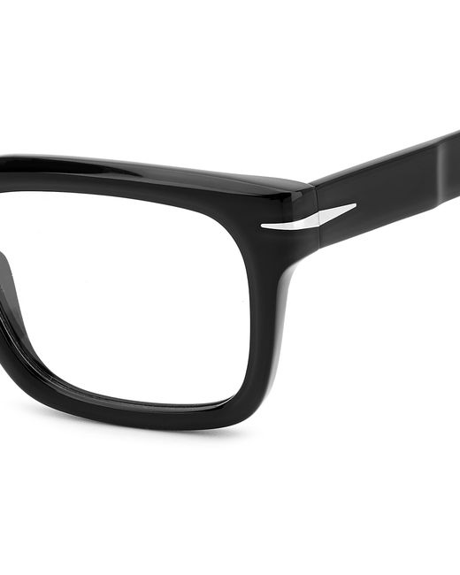 David Beckham Black Db 7107 807 Optical Frames Acetate Geometric for men