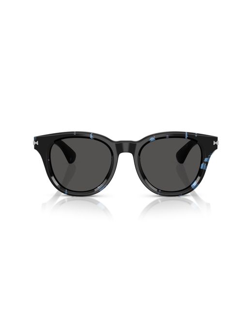 Burberry Black Be4439 411187 Sunglasses Acetate Round Normal for men