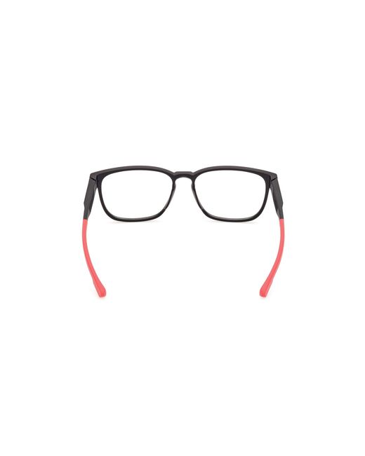 Adidas Originals Black Sp5077 002 Optical Frames Injected Squared Normal