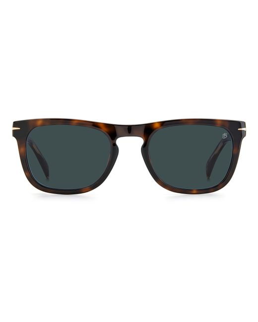David Beckham Black Db 7077/S 086/Ku Sunglasses Acetate Squared for men