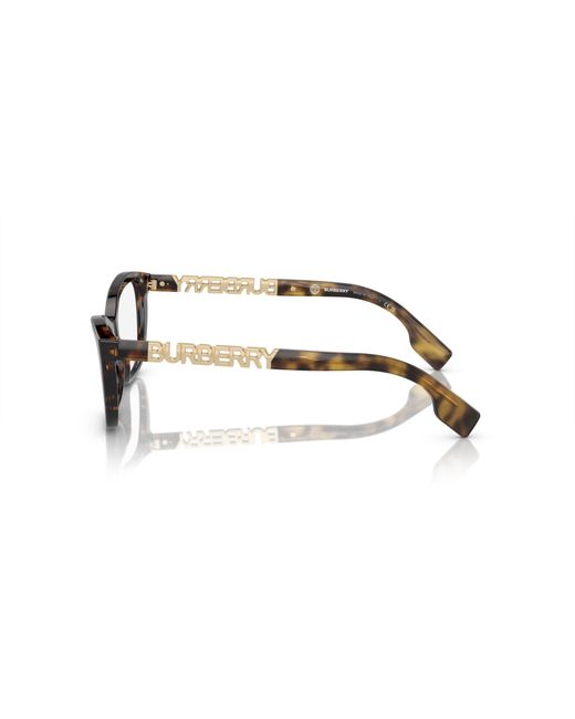 Burberry Black Be2392 3002 Optical Frames Acetate Transparent Cat Eye Normal