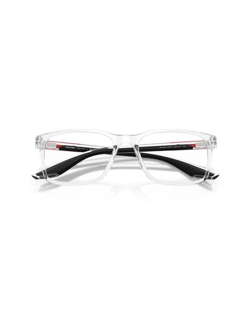 Prada Linea Rossa Black Ps 08Rv 2Az1O1 Optical Frames Injected Pillow Normal for men