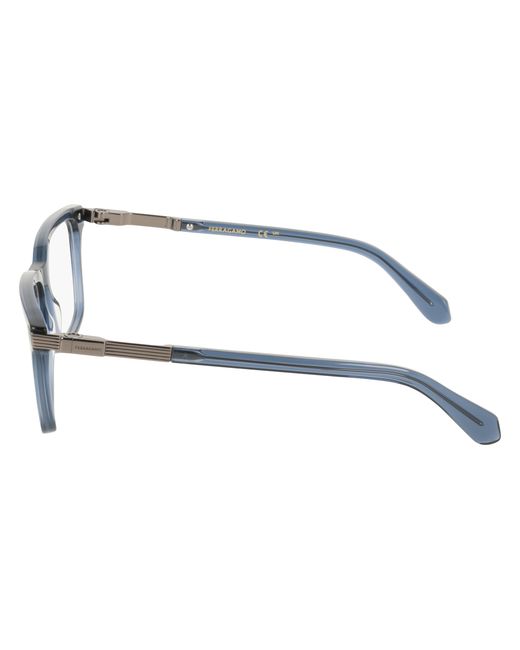 Ferragamo Black Sf3065 438 Optical Frames Acetate Squared Normal for men