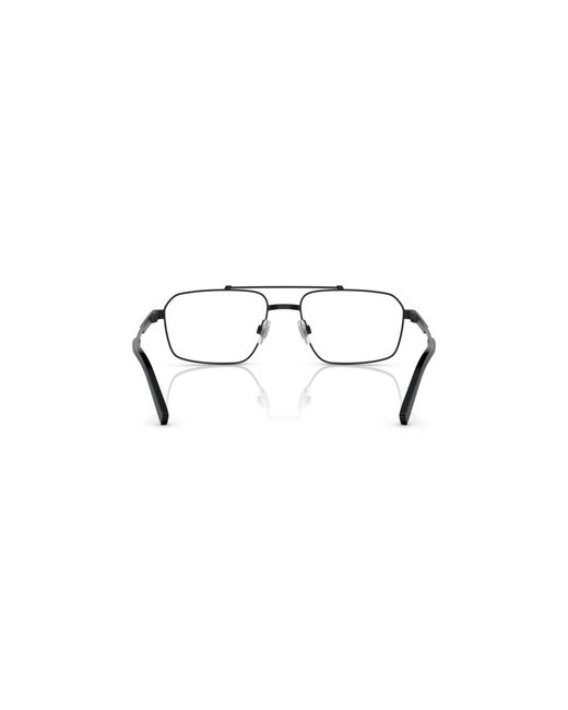 Dolce & Gabbana Black Dg1345 1106 Optical Frames Metal Squared for men