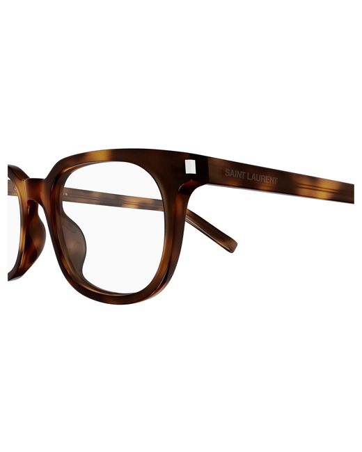 Saint Laurent Black Sl 840 003 Optical Frames Acetate Transparent Round