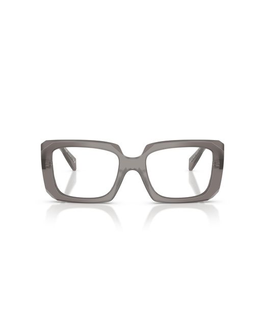 Prada Black Pr C09V 27G1O1 Optical Frames Acetate Pillow Normal