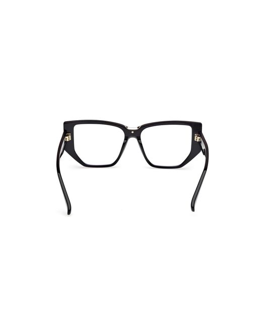 Max Mara Black Mm5179-B 001 Optical Frames Acetate Geometric Normal