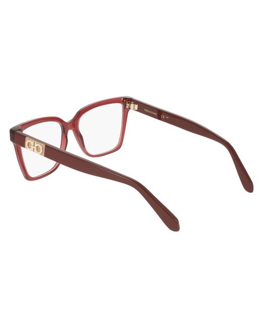 Ferragamo Black Sf3060 655 Optical Frames Acetate Squared Normal