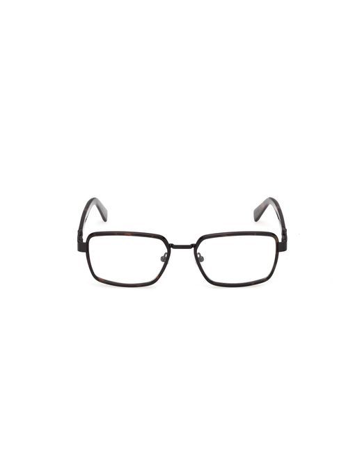 Guess Black Gu50372 052 Optical Frames Metal Squared Normal for men