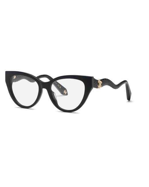 Roberto Cavalli Black Vrc118M 700 Optical Frames Acetate Butterfly