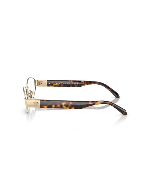 Versace Black Ve1298 1252 Optical Frames Metal Geometric Normal
