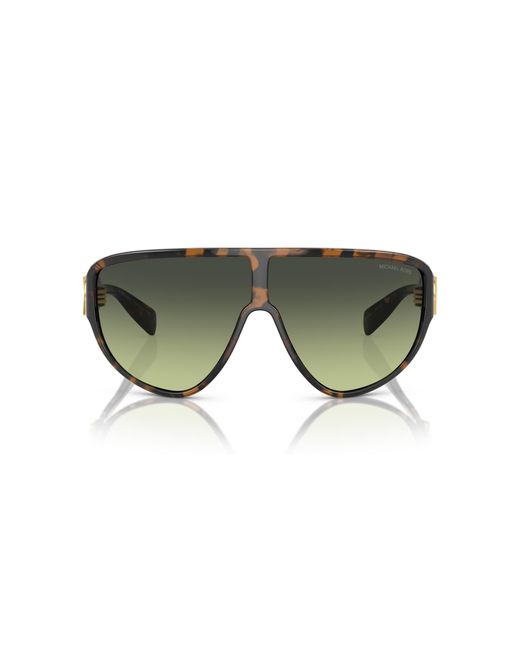 Michael Kors Black Mk2194 Empire Shield 30060N Sunglasses Injected Geometric Normal Shaded