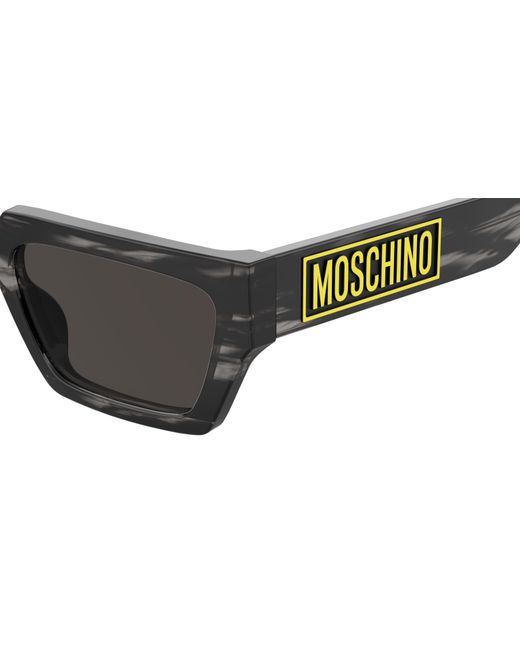 Moschino Black Mos166/S 2W8/Ir Sunglasses Acetate Squared for men