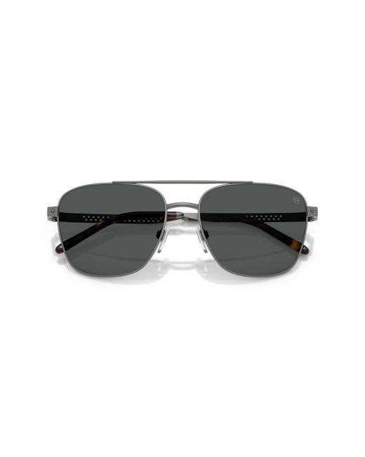 Ralph Lauren Black Rl7091 947987 Sunglasses Steel Pilot Normal for men