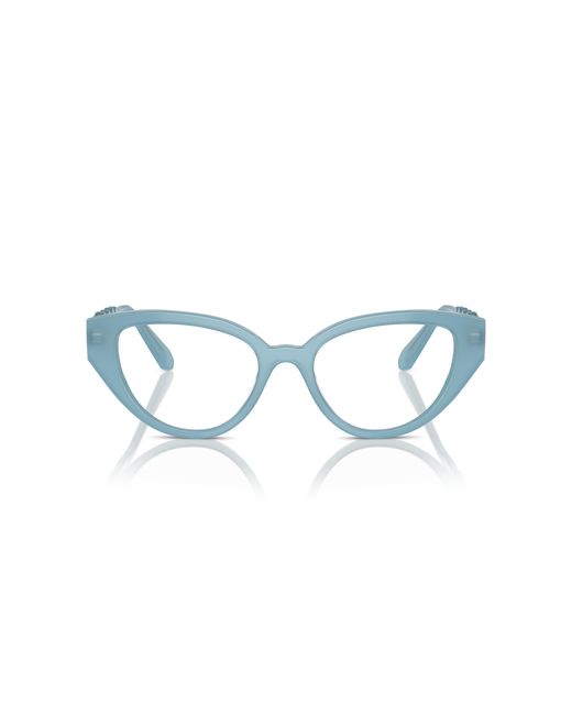 Swarovski Black Sk2024 2004 Optical Frames Acetate Geometric Normal