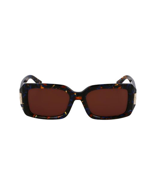 Longchamp Black Lo765S 431 Sunglasses Acetate Squared Normal