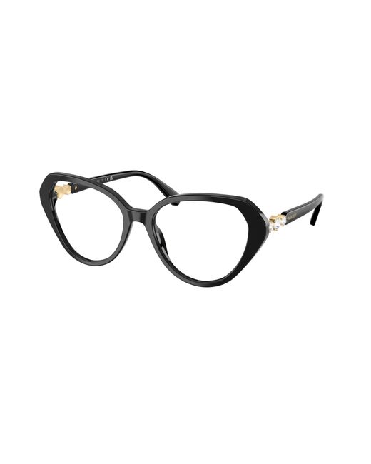 Swarovski Black Sk2054 1001 Optical Frames Acetate Cat Eye Normal