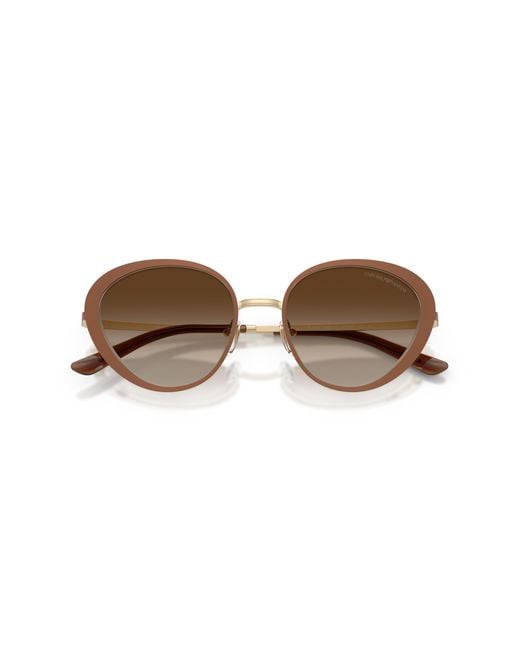 Emporio Armani Black Ea2177 344113 Sunglasses Metal Geometric Normal Nuanced