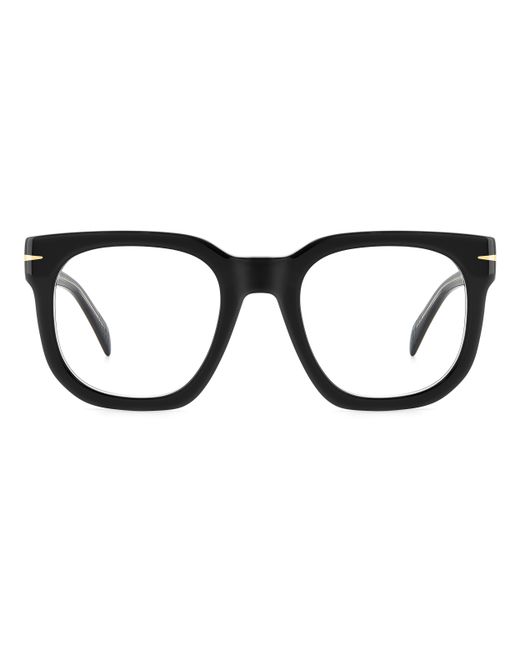 David Beckham Black Db 7123 7C5 Optical Frames Acetate Squared for men
