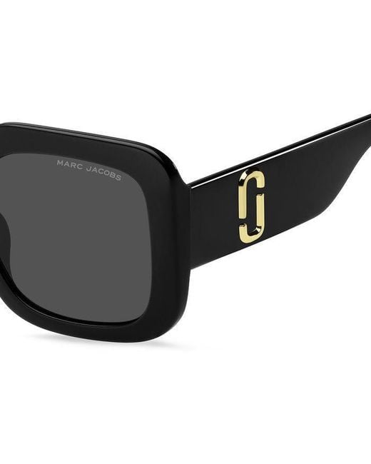 Marc Jacobs Black Marc 647/S 807/Ir Sunglasses Plastic Squared