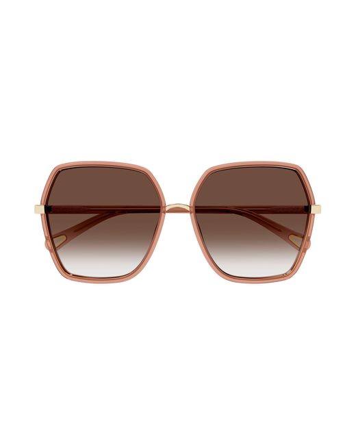Chloé Black Ch0262S 005 Sunglasses Bio-Injected Squared